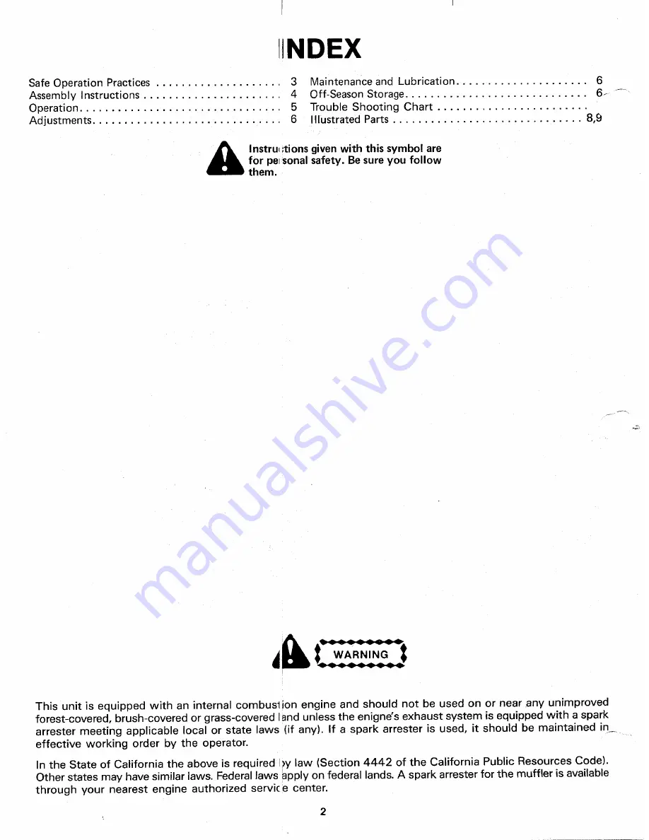 MTD 24695-8 Скачать руководство пользователя страница 2