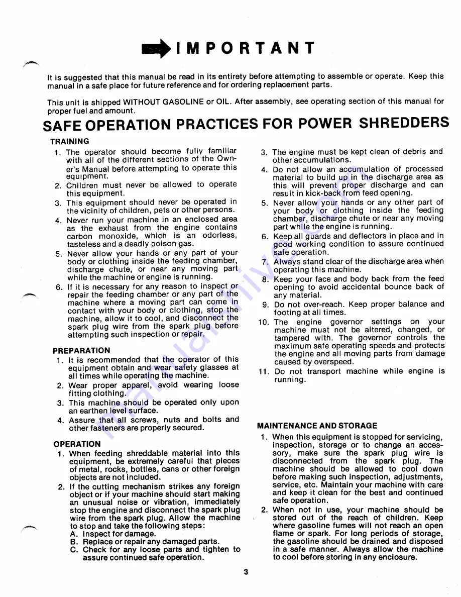 MTD 248-650A Owner'S Manual Download Page 3