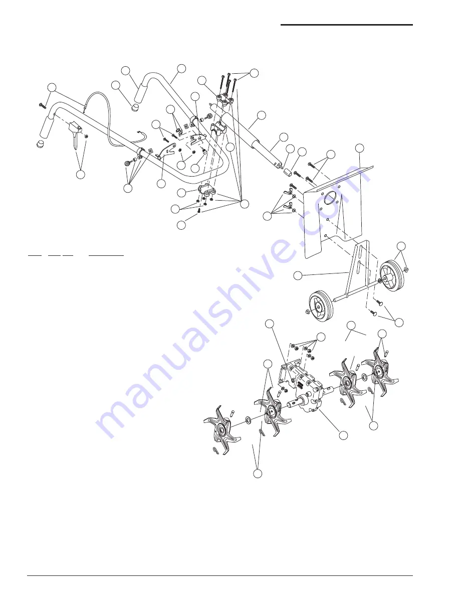 MTD 410R Parts List Download Page 2