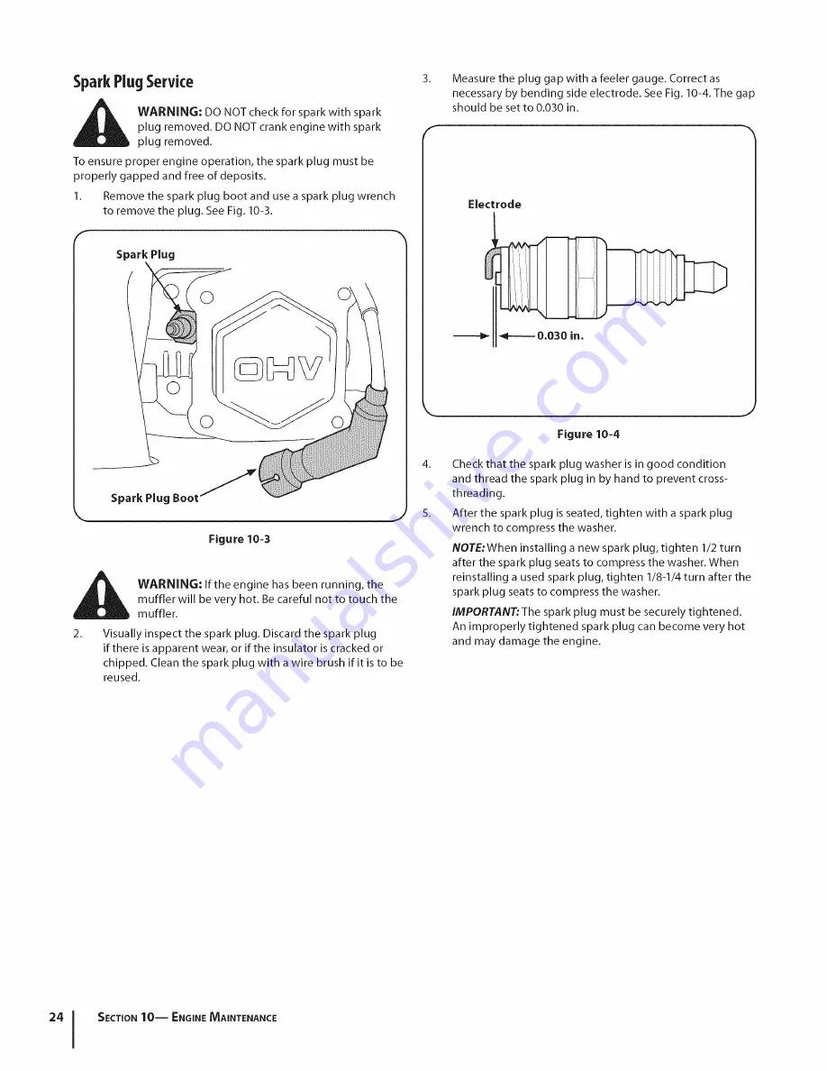 MTD 46M9 Operator'S Manual Download Page 24