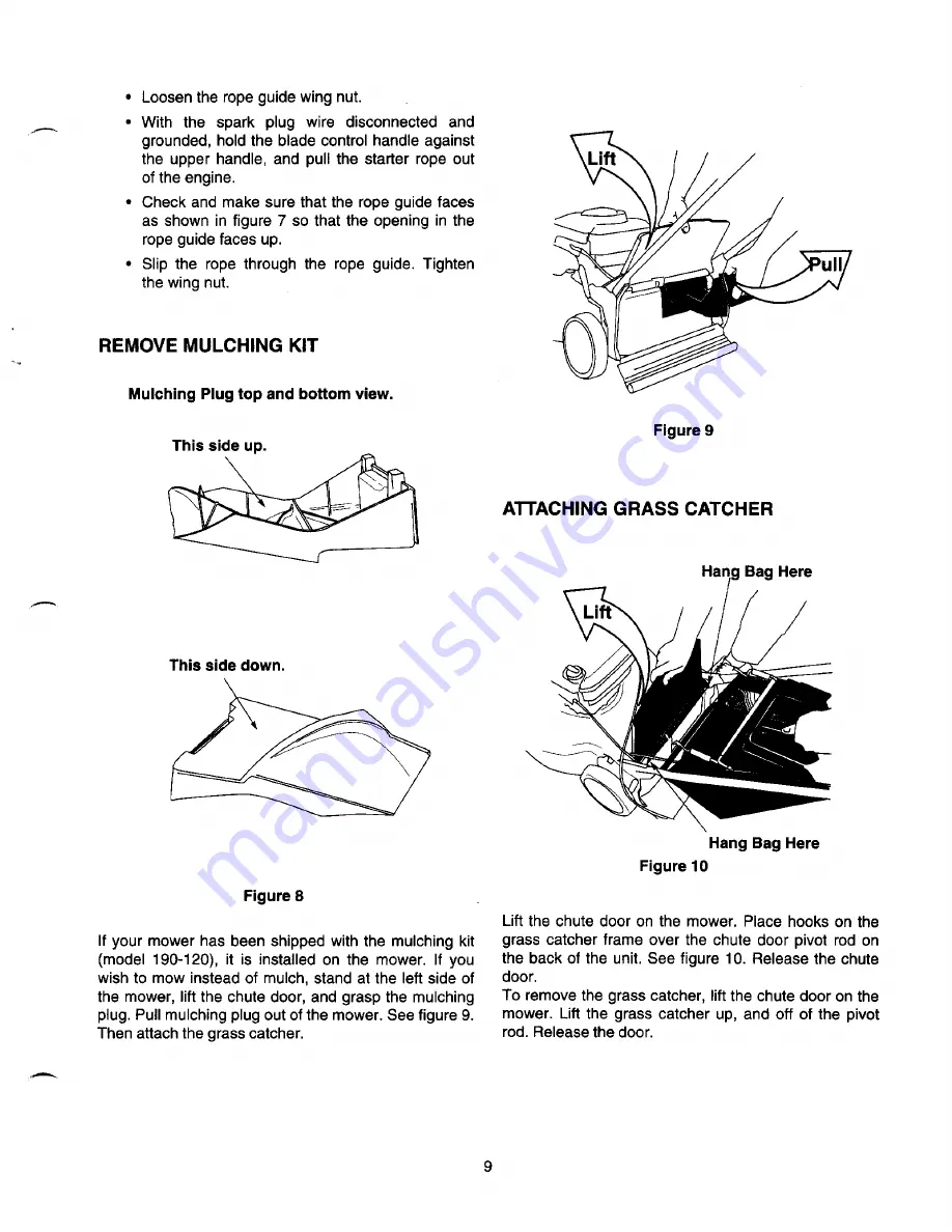 MTD 510-519 Series Owner'S Manual Download Page 9