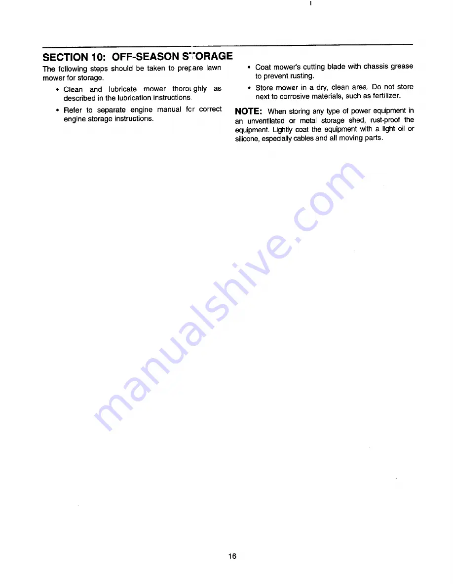 MTD 510-519 Series Owner'S Manual Download Page 16