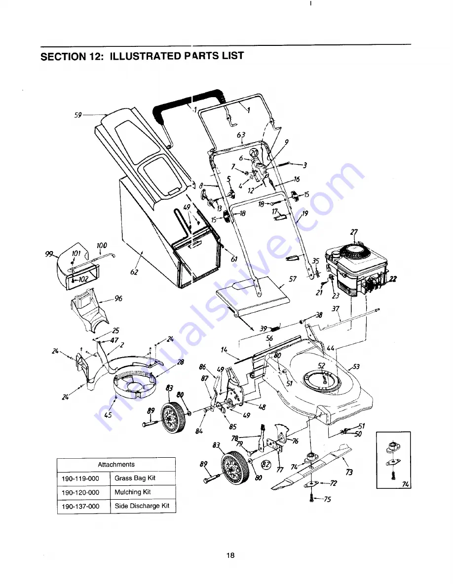 MTD 510-519 Series Скачать руководство пользователя страница 18