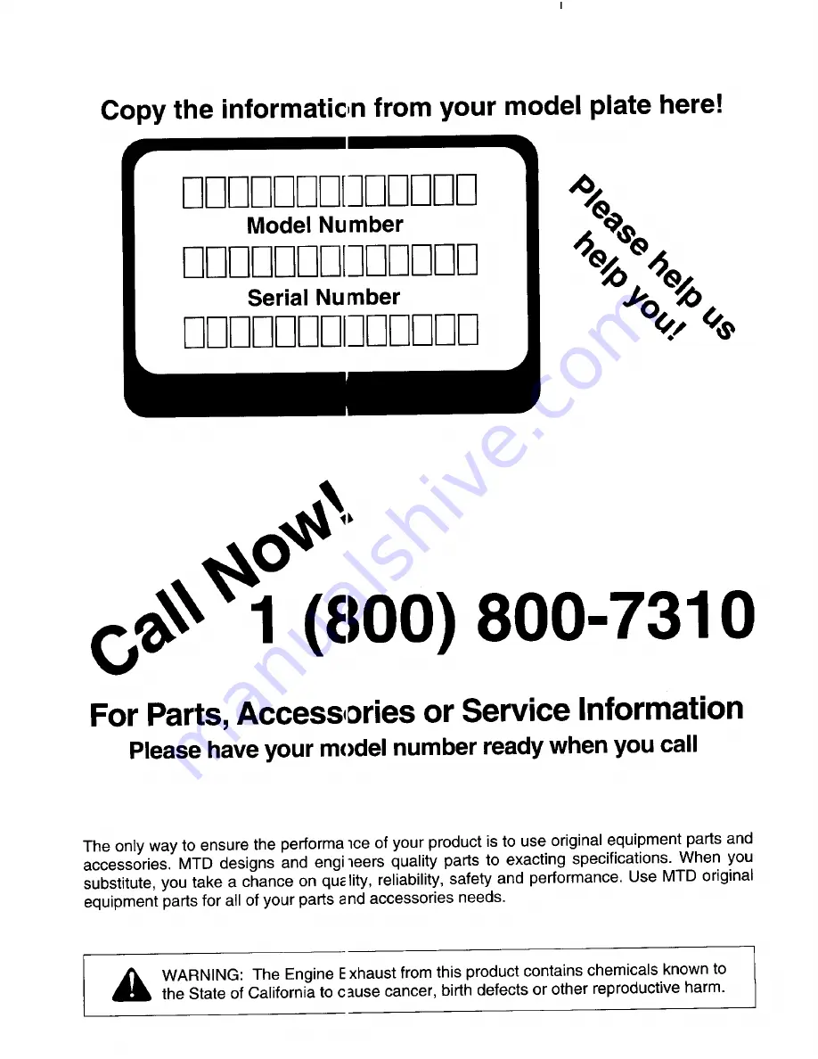 MTD 510-519 Series Owner'S Manual Download Page 24