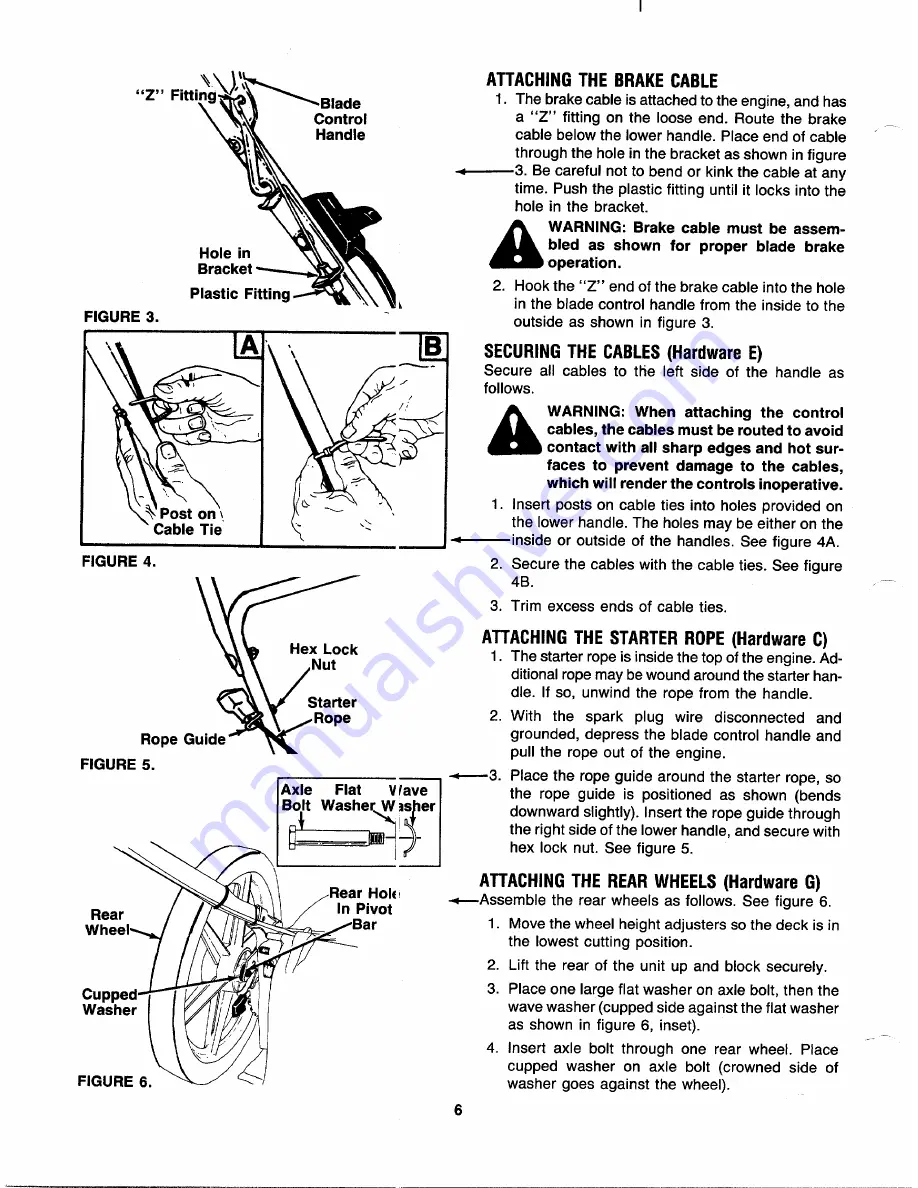 MTD 516R Owner'S Manual Download Page 6