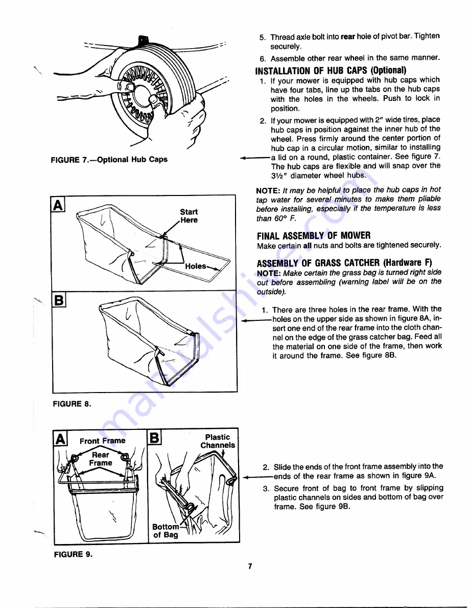 MTD 516R Owner'S Manual Download Page 7