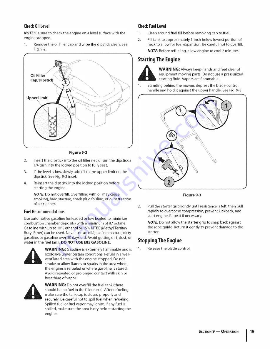 MTD 54M7 Operator'S Manual Download Page 19