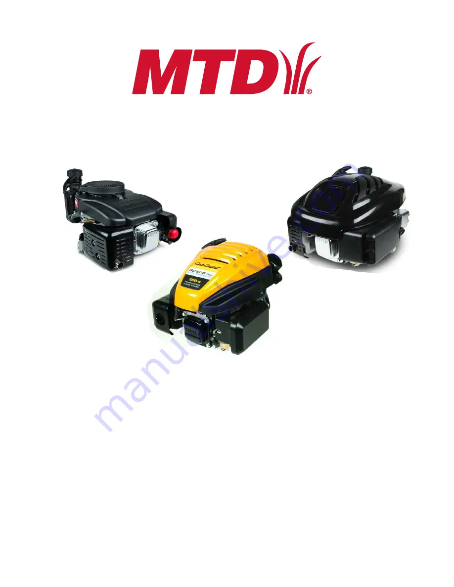 MTD 61 series Скачать руководство пользователя страница 1