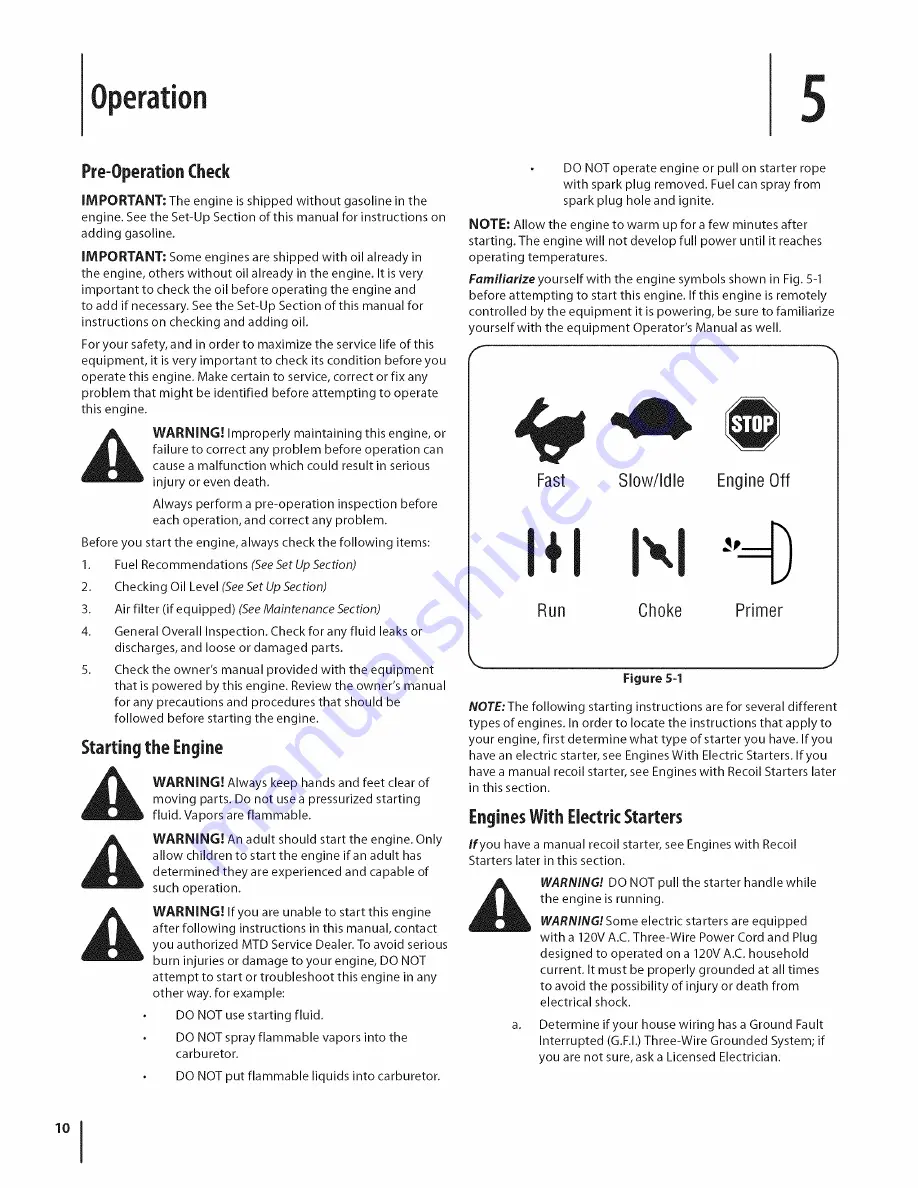 MTD 752Z165-SUB Operator'S Manual Download Page 10