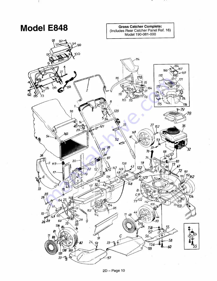 MTD 828 Series Illustrated Parts List Download Page 10