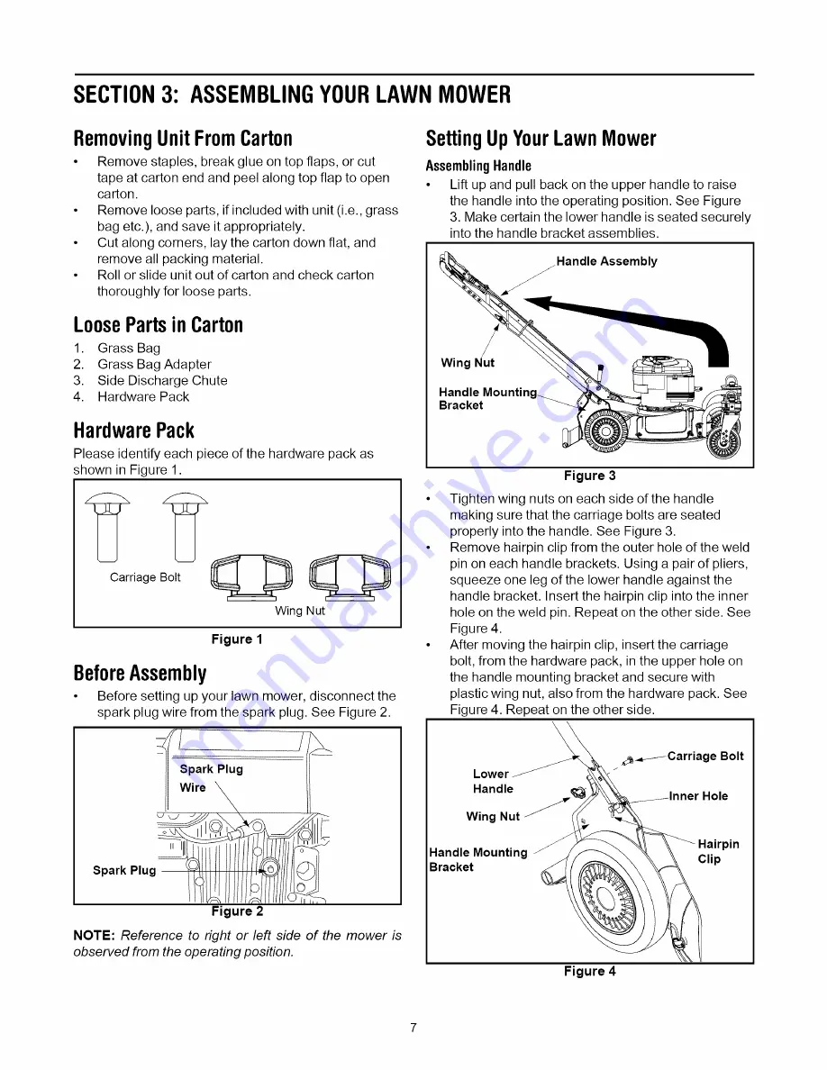 MTD 997 Operator'S Manual Download Page 7