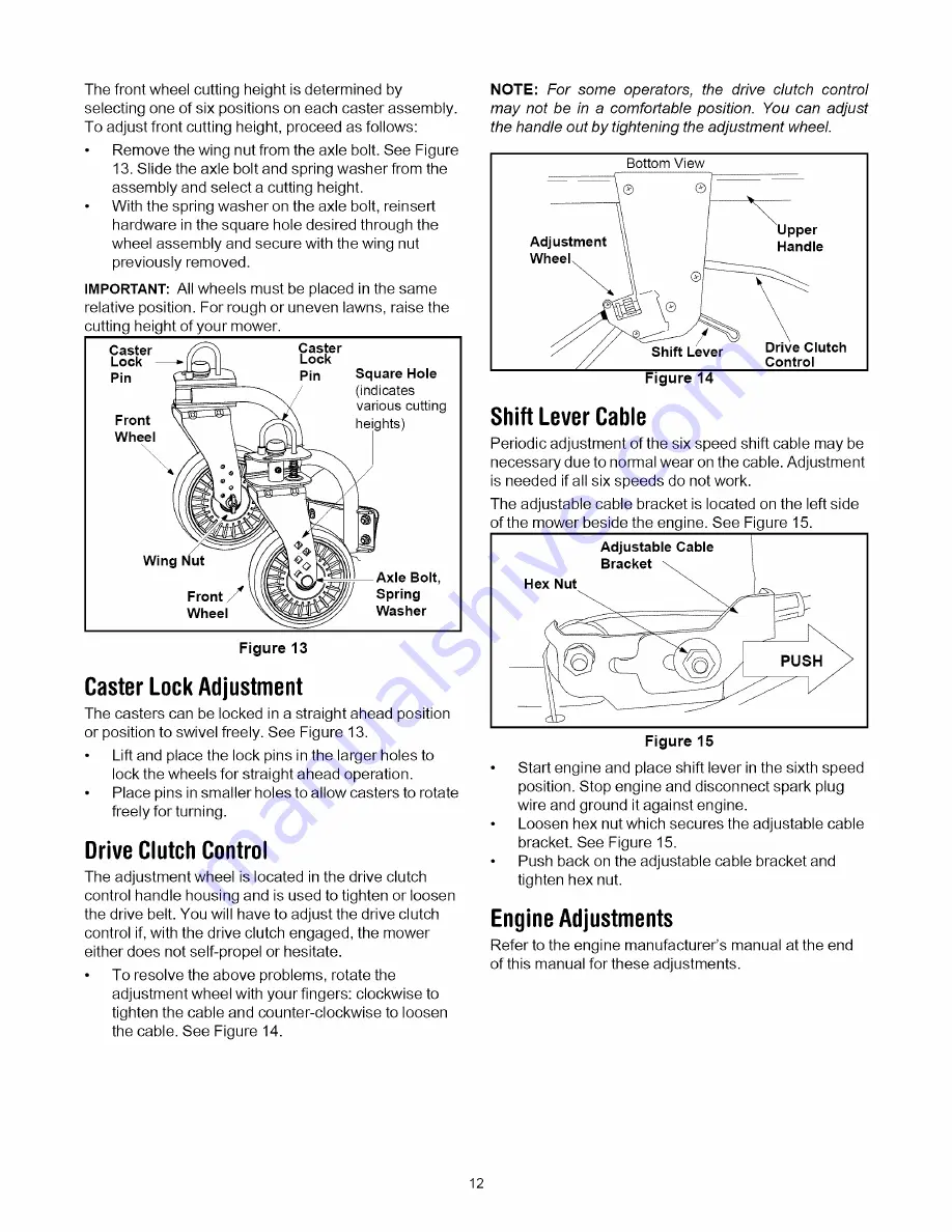 MTD 997 Operator'S Manual Download Page 12