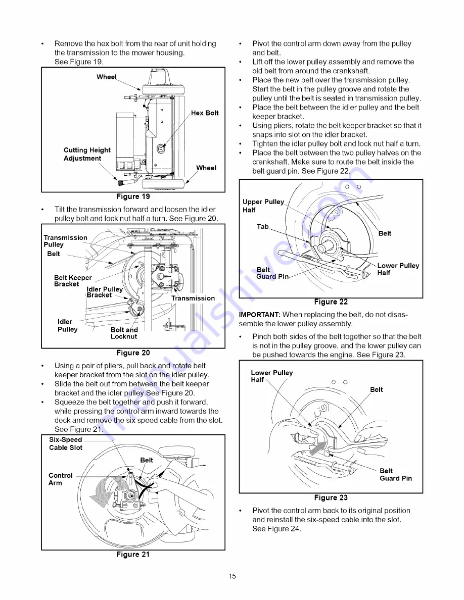 MTD 997 Operator'S Manual Download Page 15