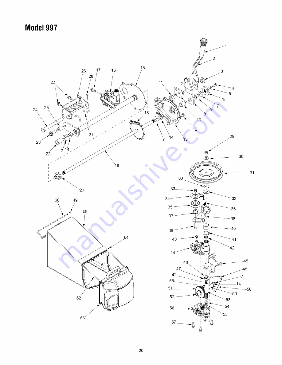 MTD 997 Operator'S Manual Download Page 20