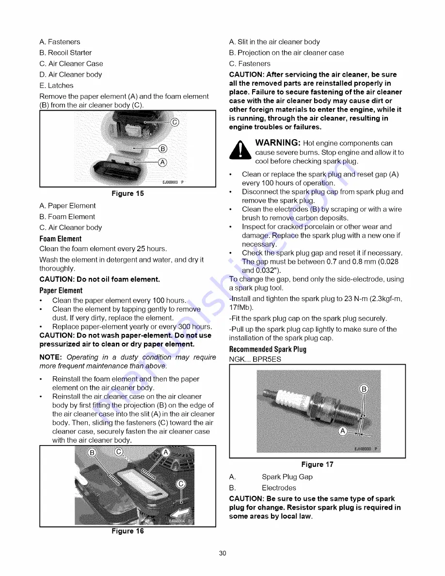 MTD 997 Operator'S Manual Download Page 30