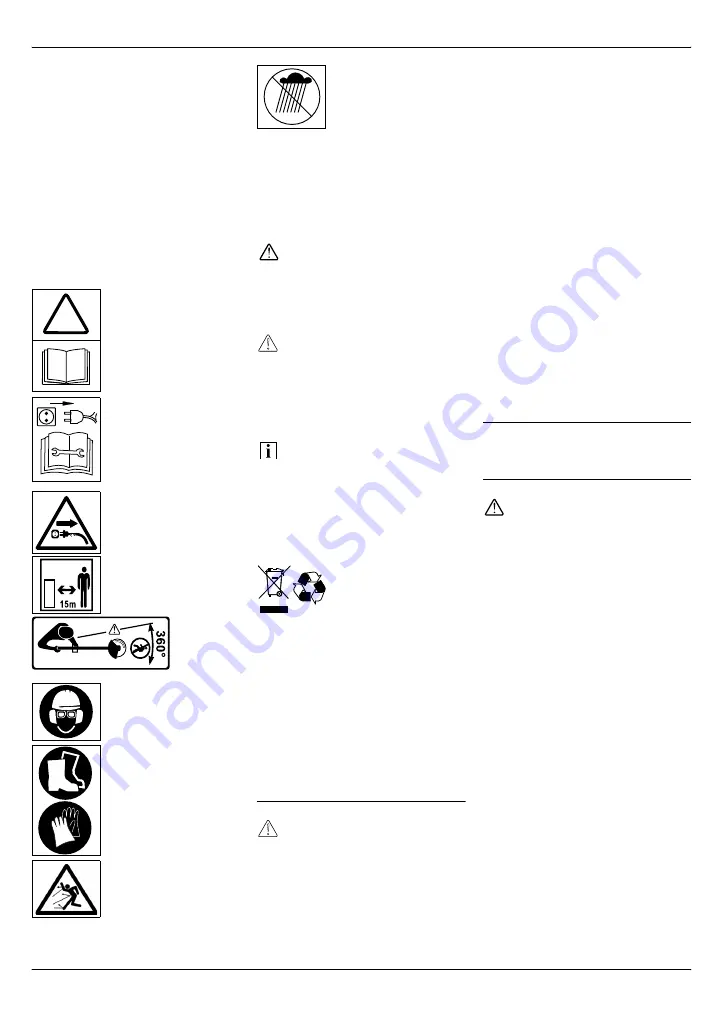 MTD bosmaaier 1000w Original Operating Instructions Download Page 76