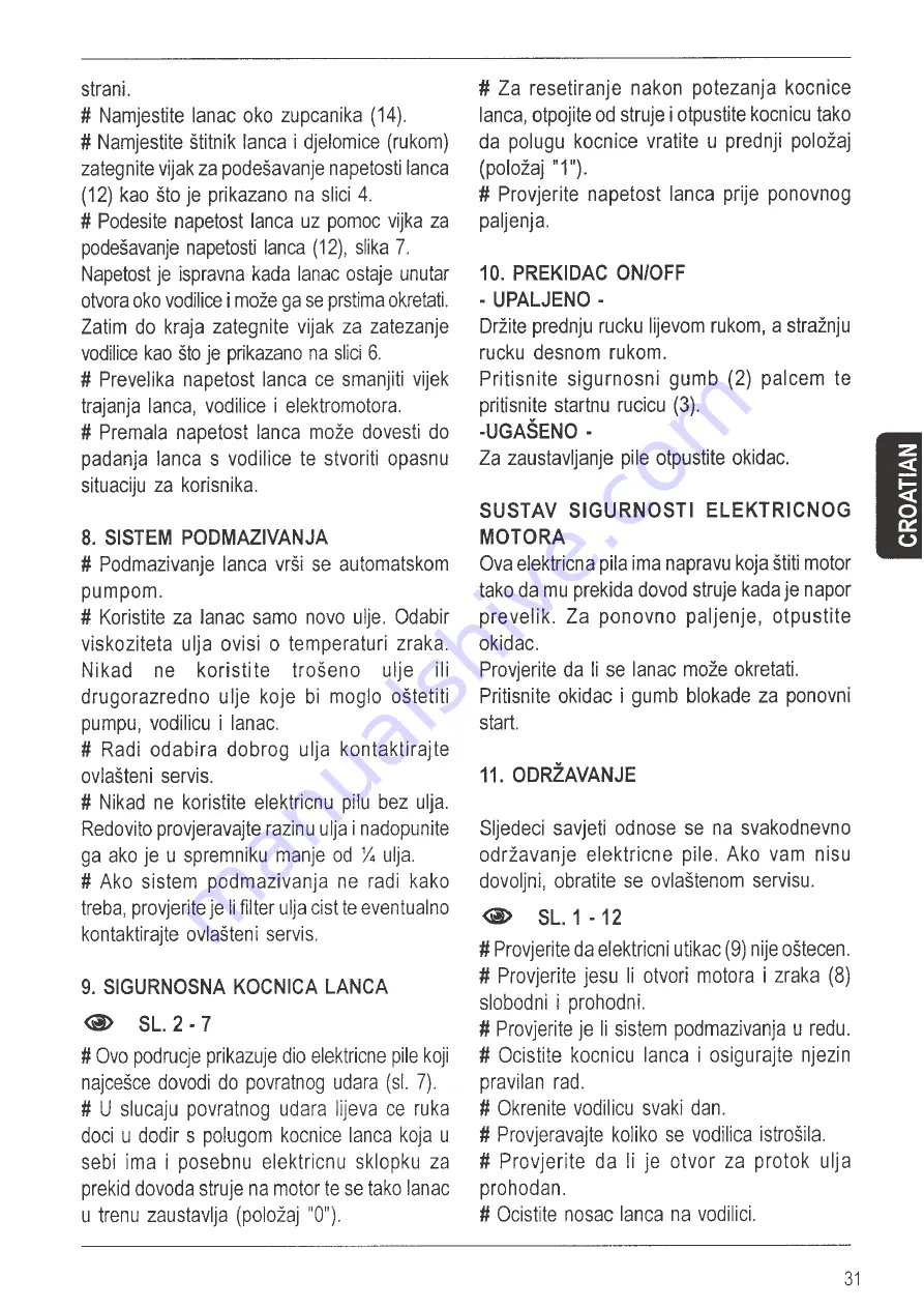 MTD ECS 20 Manual Download Page 31