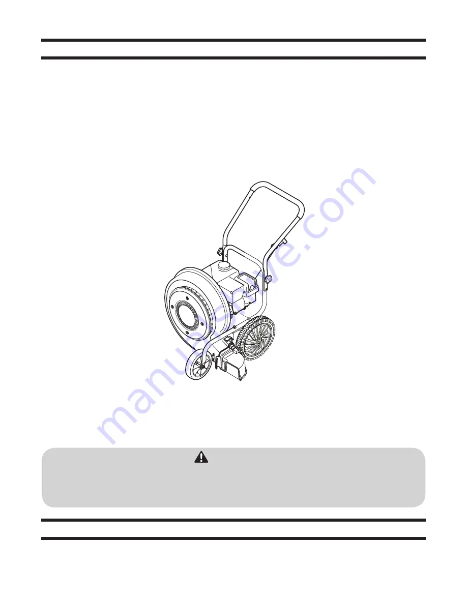 MTD Jet sweep blower Скачать руководство пользователя страница 1