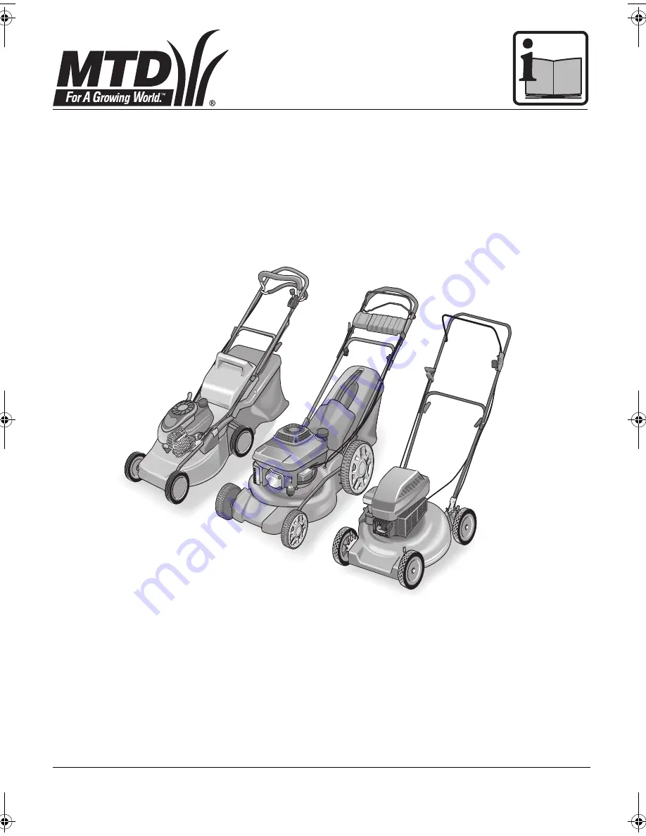 MTD LAWN MOWER User Manual Download Page 1