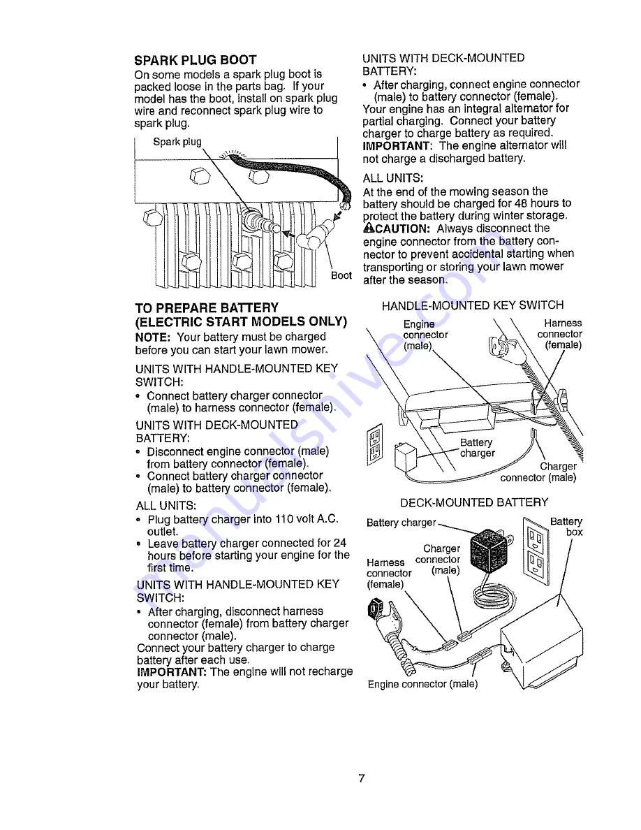 MTD PR600N21RH Operator'S Manual Download Page 7