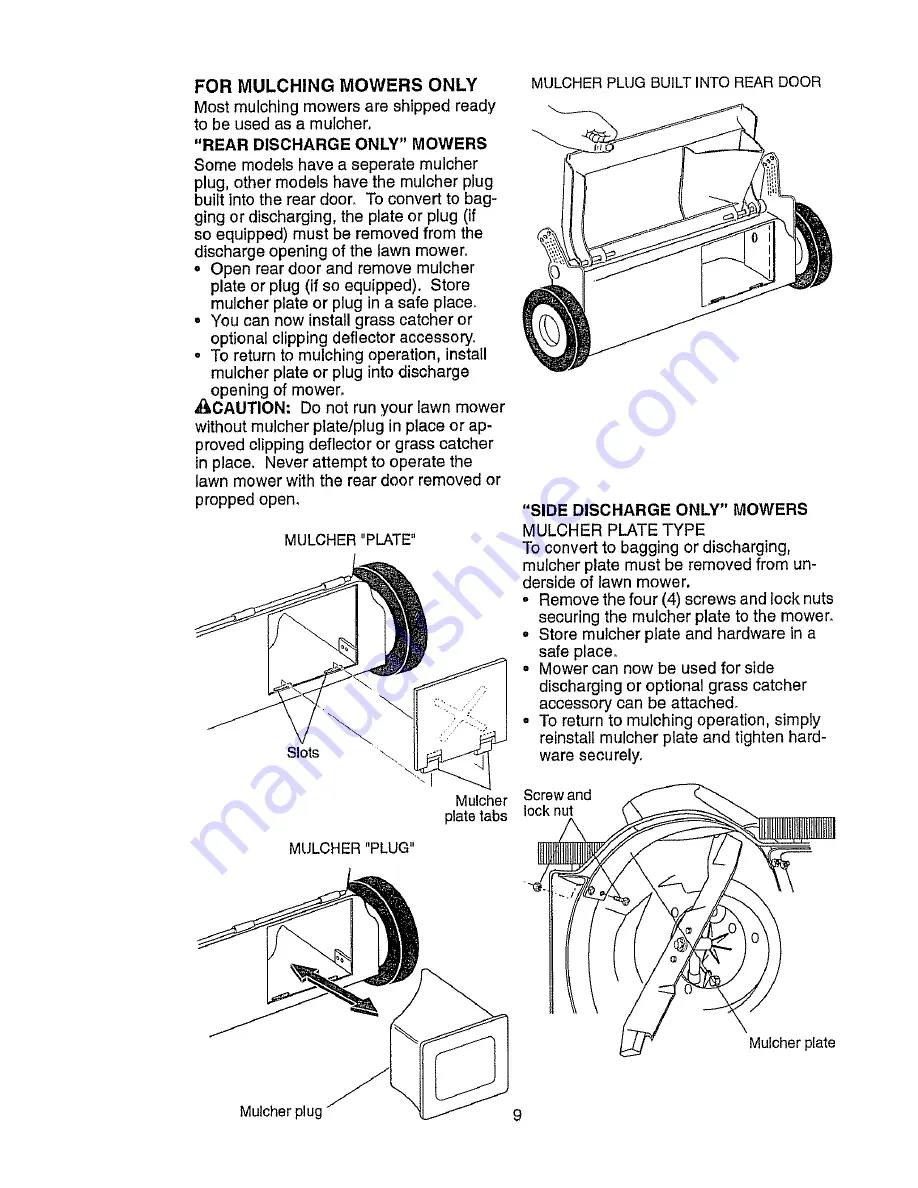 MTD PR600N21RH Operator'S Manual Download Page 9