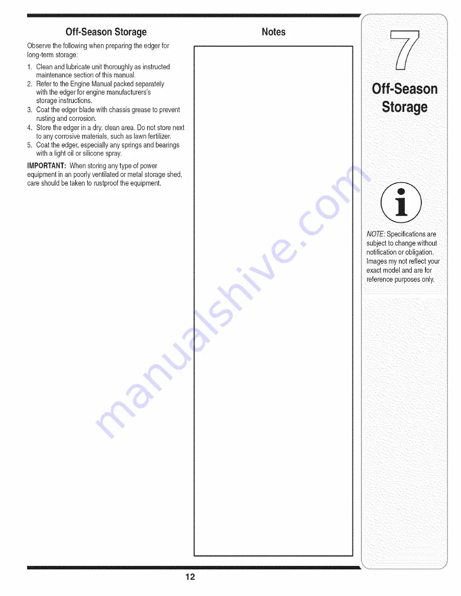 MTD Series 521 Operator'S Manual Download Page 12