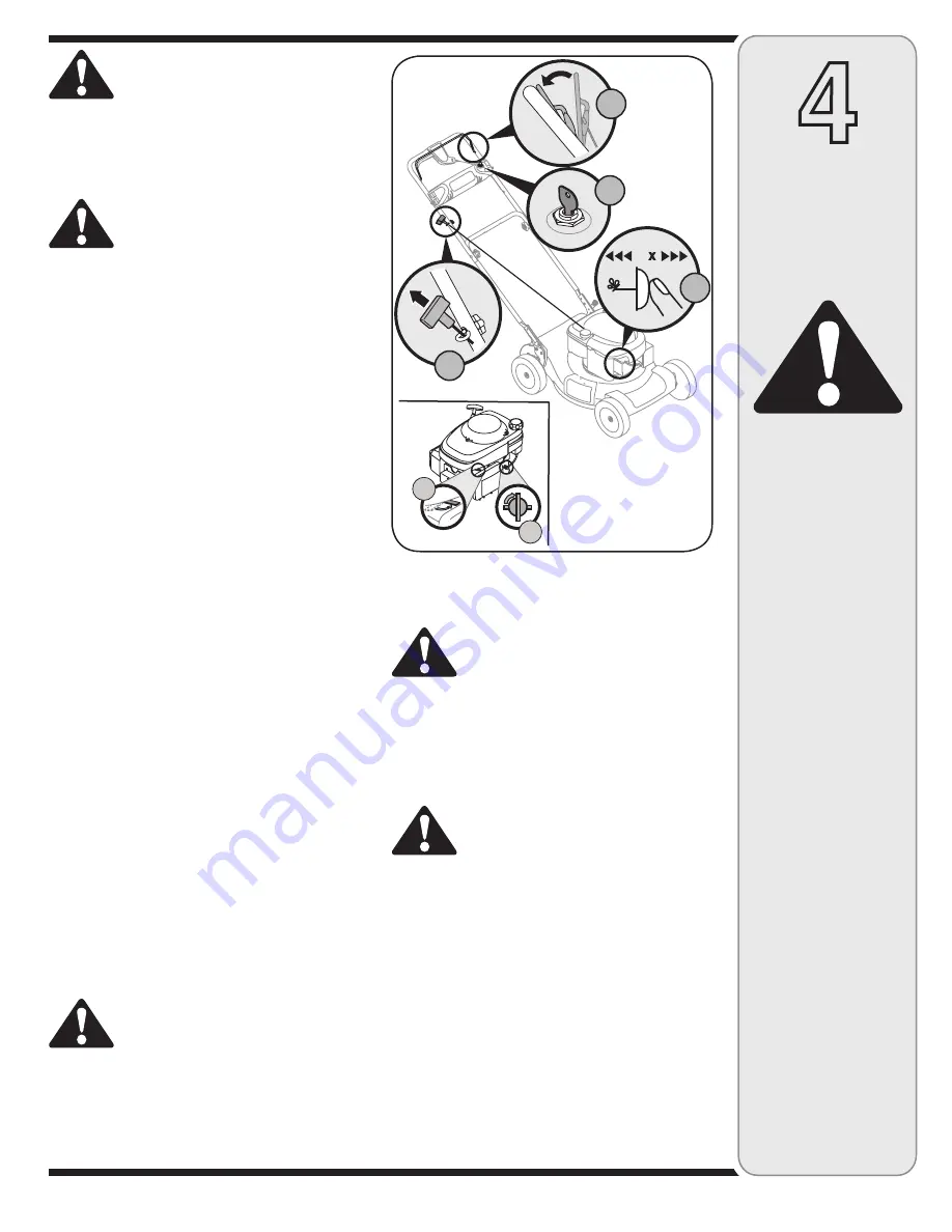 MTD Series 830 Operator'S Manual Download Page 9