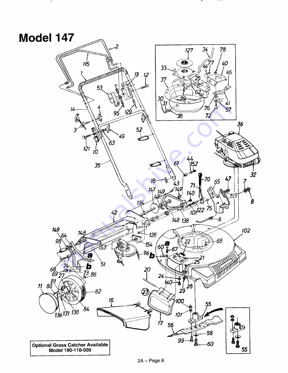 MTD Yard Machines 124-137C000 Illustrate Parts List Download Page 8