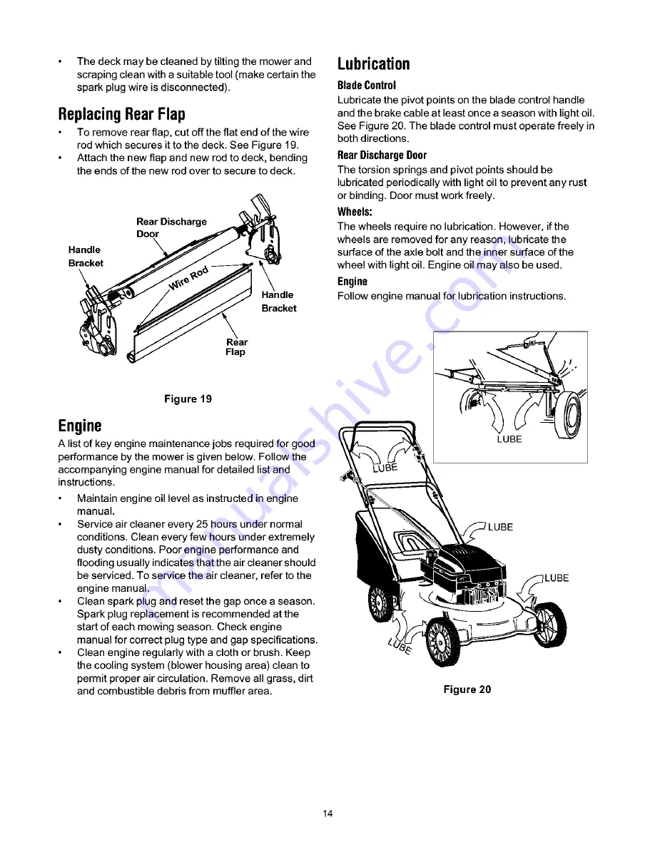 MTD Yard Machines 410 Series Operator'S Manual Download Page 14