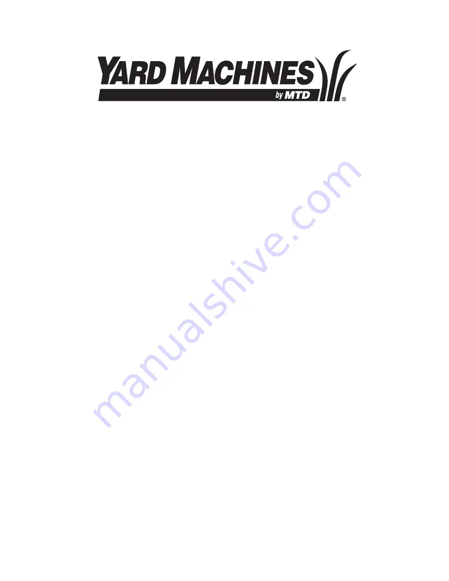 MTD Yard Machines Y700 Operator'S Manual Download Page 40