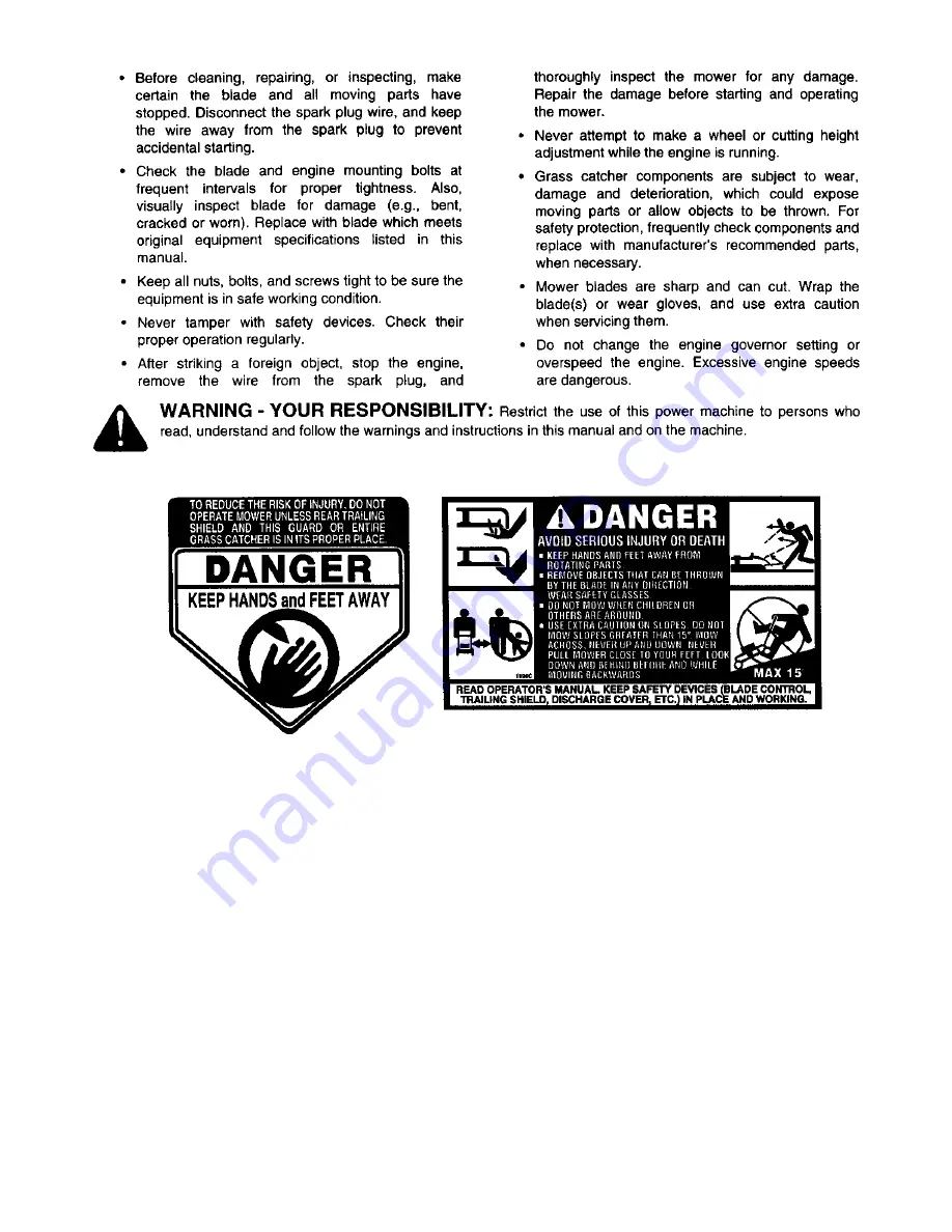 MTD Yard-Man 12A-559K402 Operator'S Manual Download Page 5