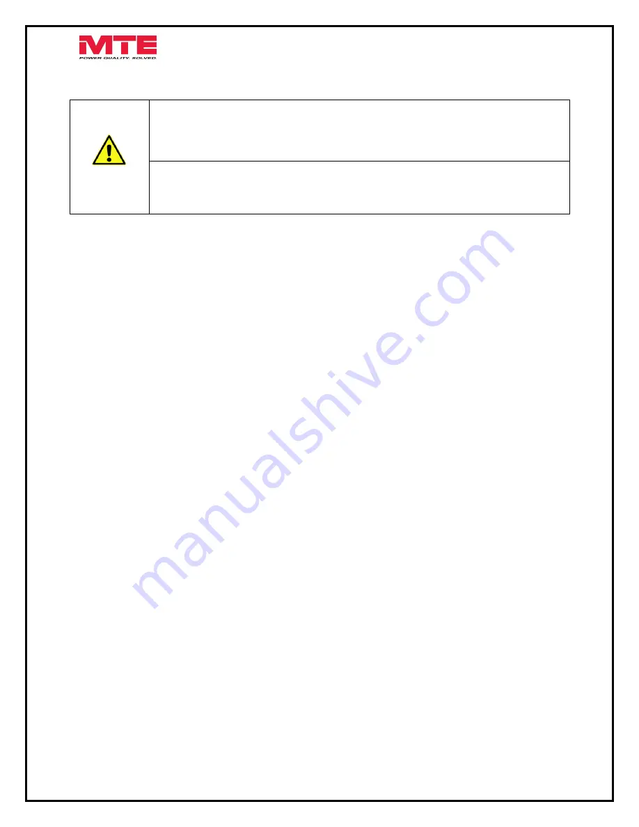 MTE dV Sentry Installation Manual Download Page 7