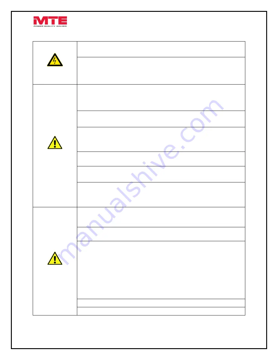 MTE Matrix APAX Installation Manual Download Page 5