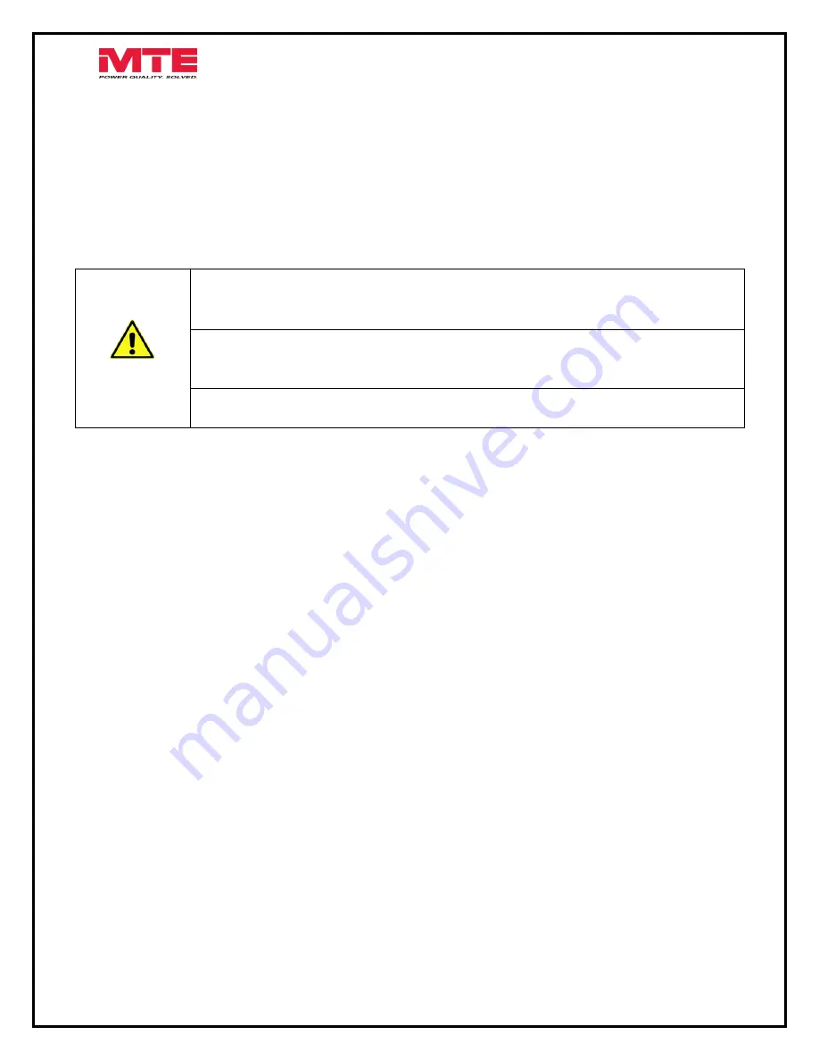 MTE Matrix APAX Installation Manual Download Page 13