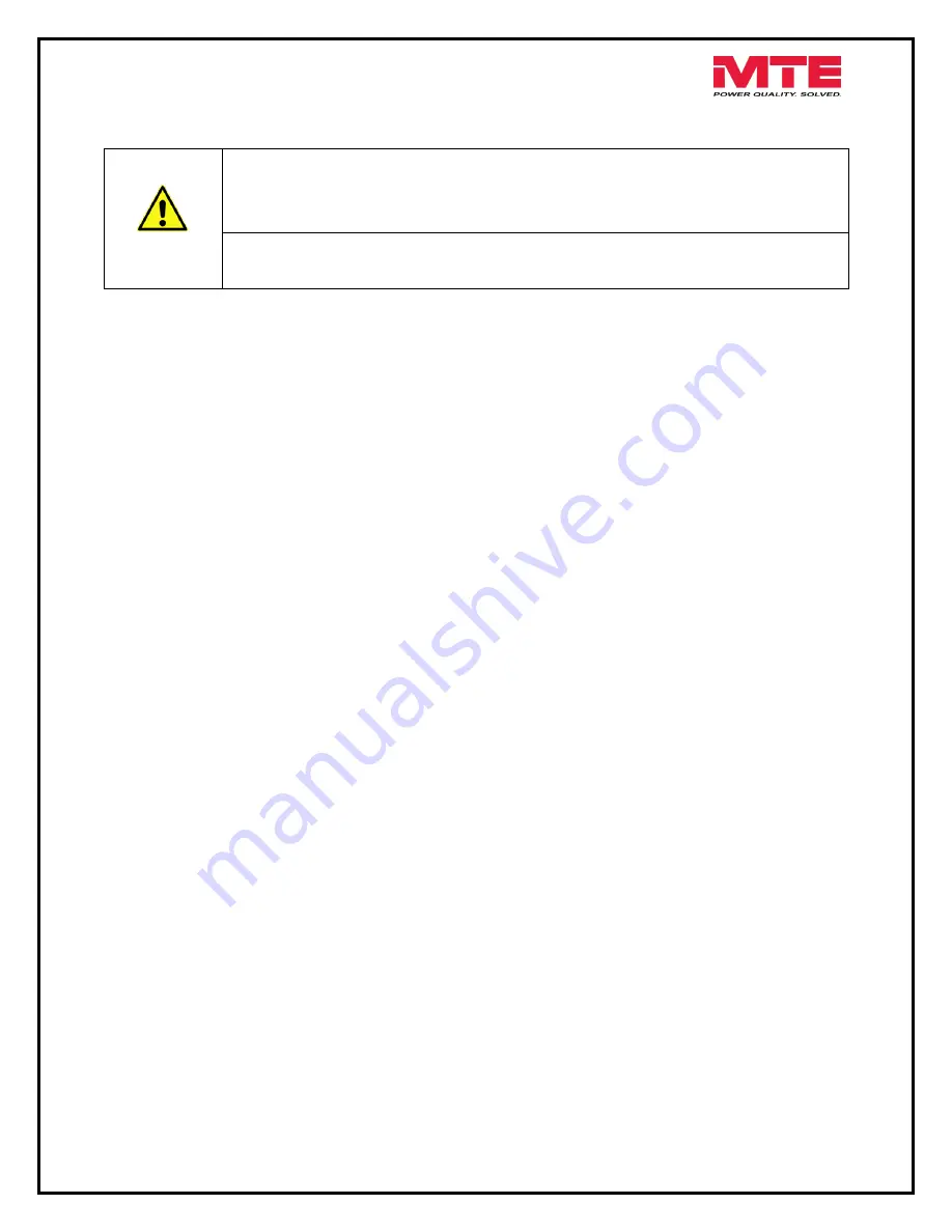 MTE SineWave Guardian Installation Manual Download Page 8