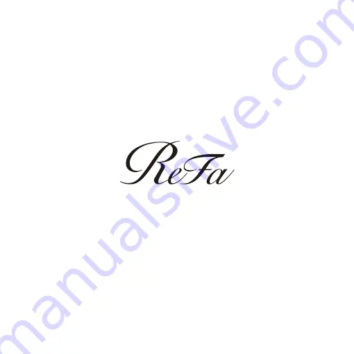 MTG ReFa 4 CAXA RAY Manual Book Download Page 1