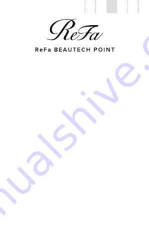 MTG ReFa BEAUTECH POINT Manual Download Page 41