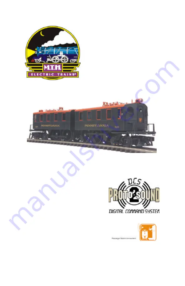 MTHTrains 20-5516-1 Operator'S Manual Download Page 1