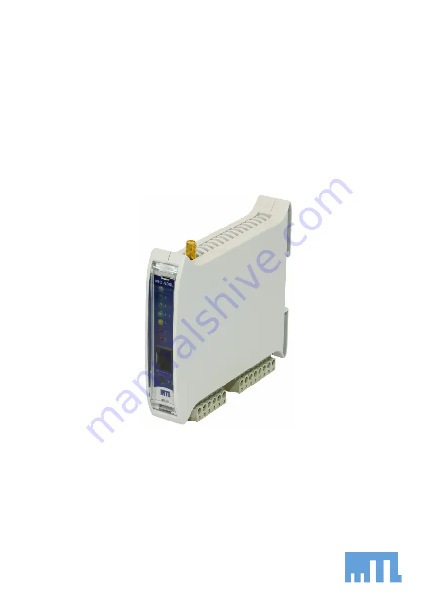 MTL WIO-900LR Quick Start Manual Download Page 1