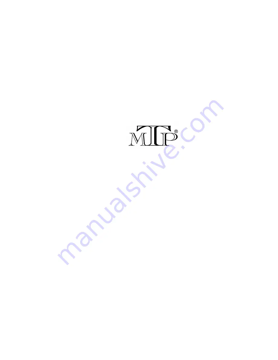 MTP 1750 Series User Manual Download Page 1