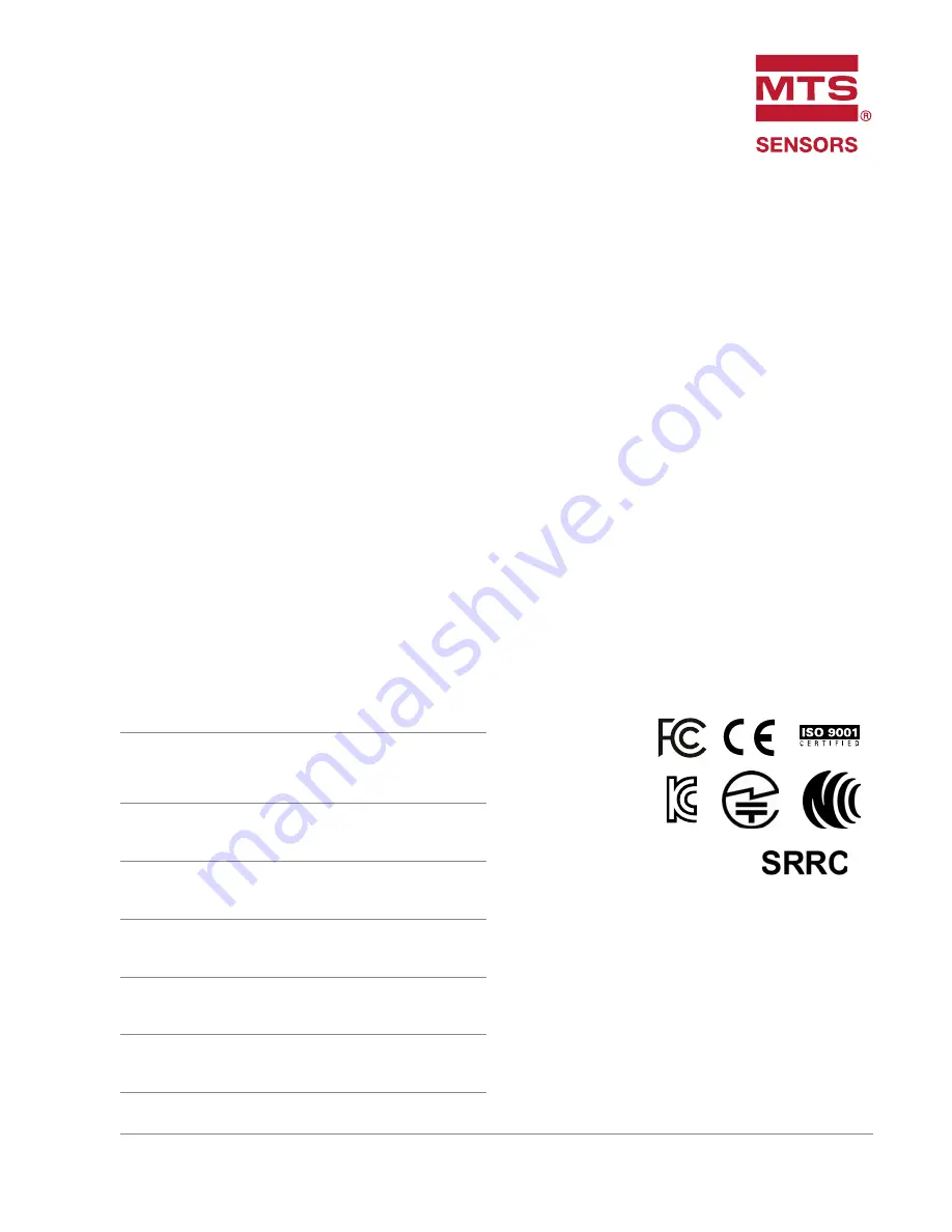 MTS Sensors TempoLink Smart Assistant Operation Manual Download Page 12