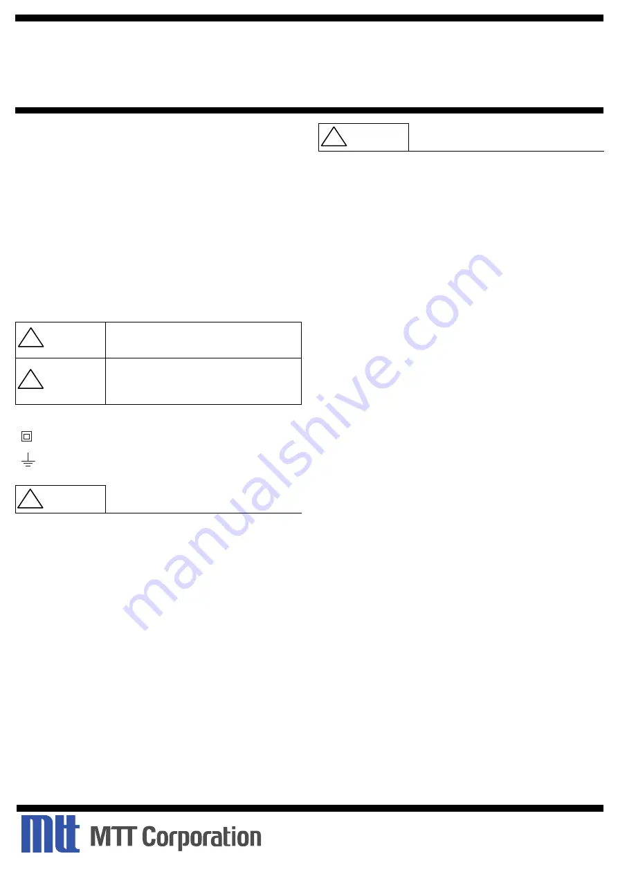 MTT MS3704 User Manual Download Page 1