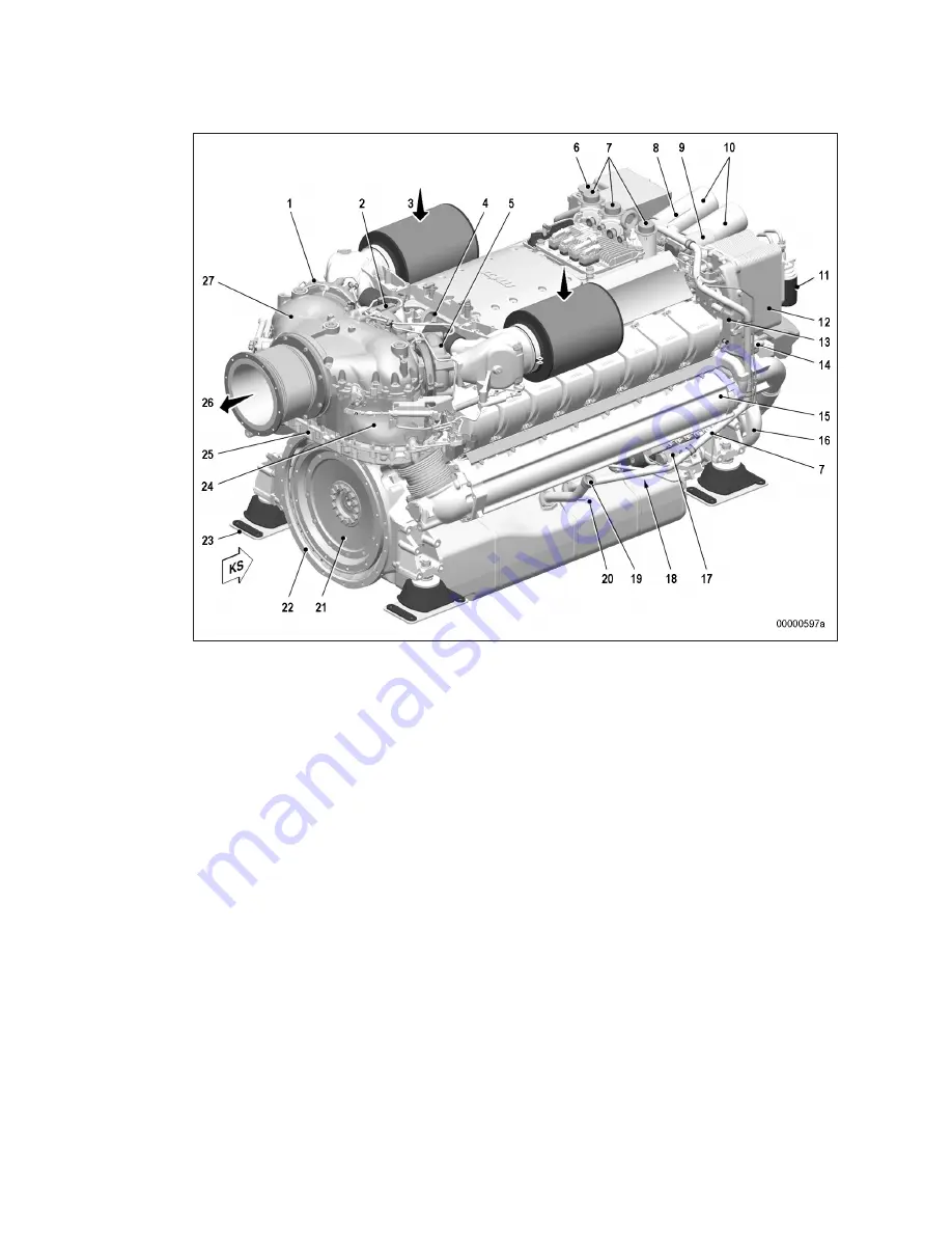 MTU 12 V 2000 M92 Operating Instructions Manual Download Page 24