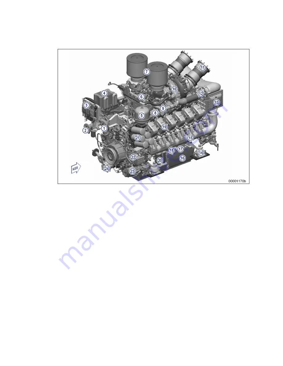 MTU 12 V 4000 M23F Operating Instructions Manual Download Page 30