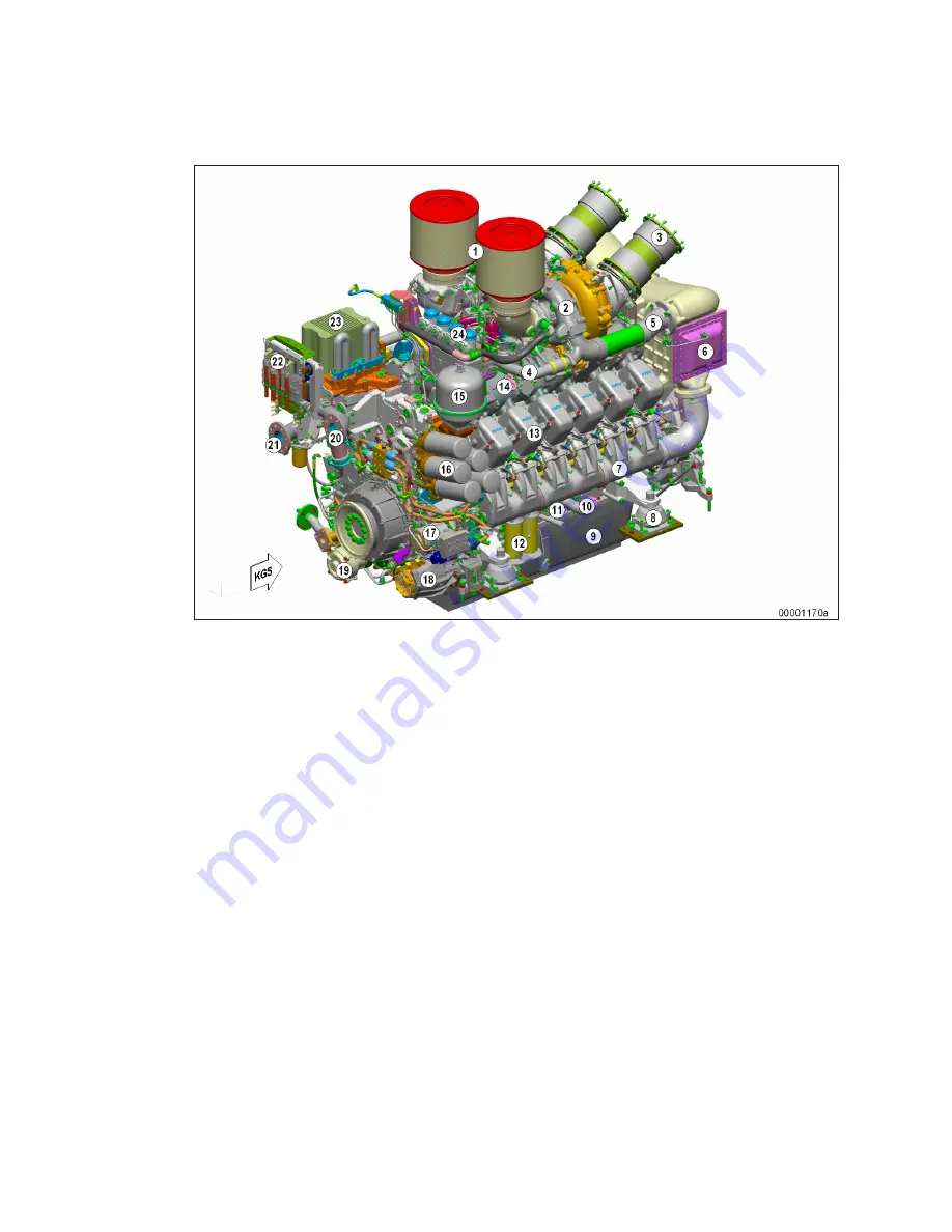 MTU 12 V 4000 M63 Operating Instructions Manual Download Page 38