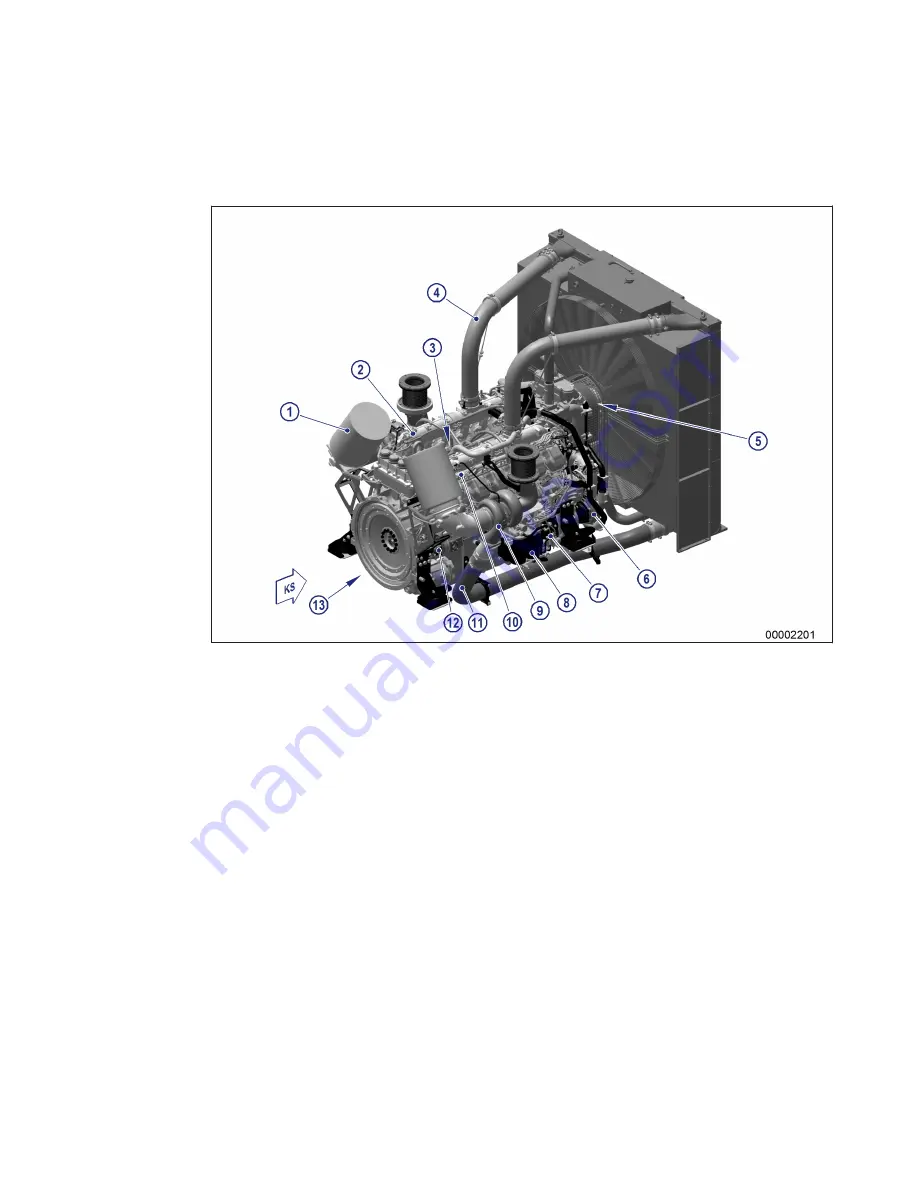 MTU 12V2000B26F Operating Instructions Manual Download Page 15