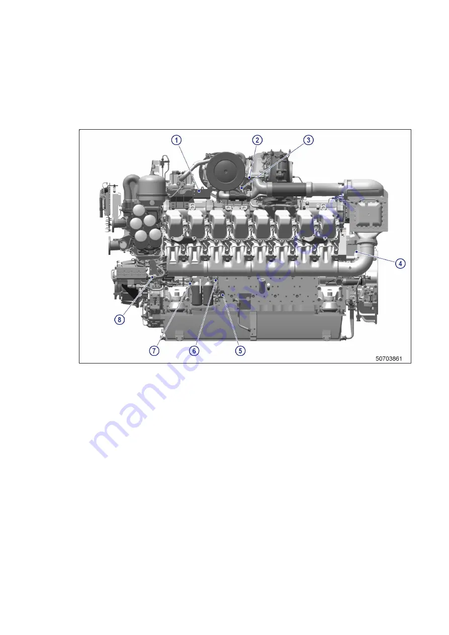 MTU 12V4000M*3 series Operating Instructions Manual Download Page 62