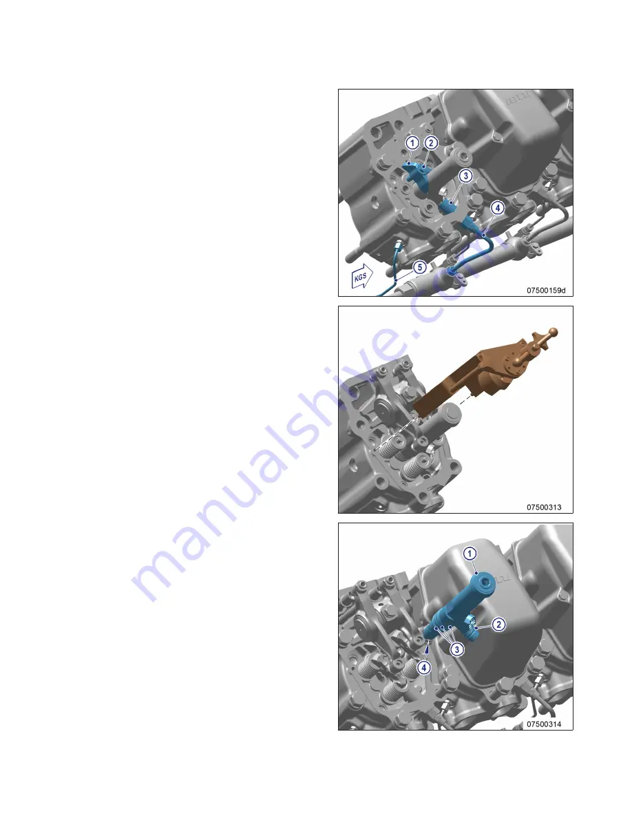 MTU 16 V 4000 M63L Operating Instructions Manual Download Page 155