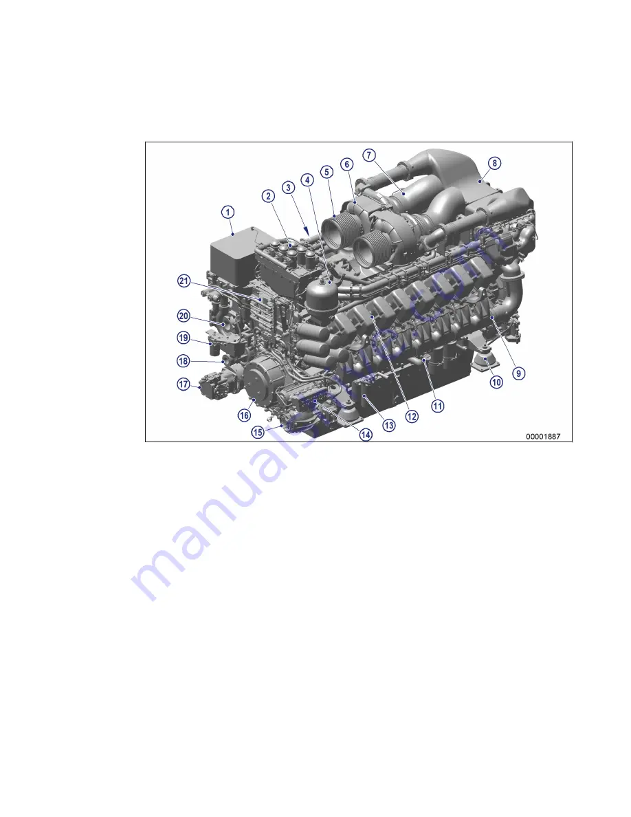 MTU 16V 4000 R43L Operating Instructions Manual Download Page 19