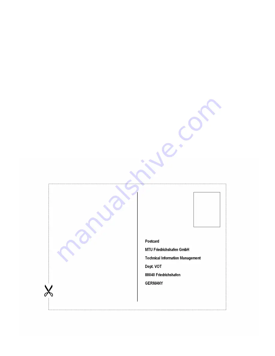 MTU 20 V 4000 C22 Operating Instructions Manual Download Page 3